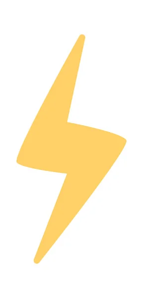 Elemento Diseño Lightning Weather Ilustración Vectorial — Archivo Imágenes Vectoriales