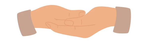 Χέρια Δείχνουν Σχήματα Εικονογράφηση Διανύσματος — Διανυσματικό Αρχείο