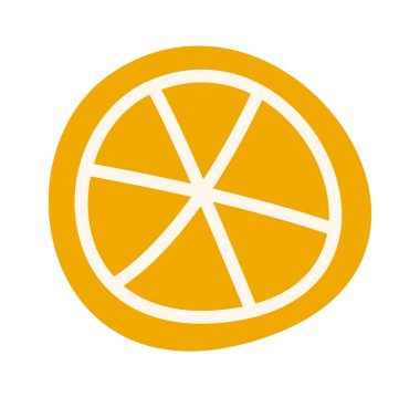 Limon diliminin soyut bir parçası. Vektör illüstrasyonu