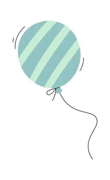Μπαλόνι Διακόσμηση Κόμμα Σχεδιασμό Εικονογράφηση Διανύσματος — Διανυσματικό Αρχείο