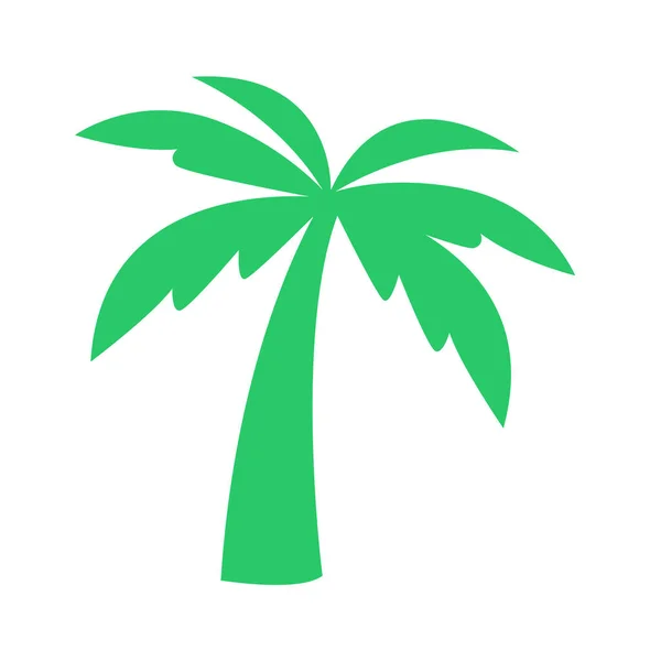 Silueta Palmu Vektorové Ilustrace — Stockový vektor