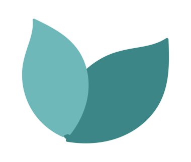 Dekor buketleri için yeşil yapraklar. Vektör illüstrasyonu