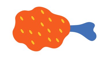 Tavuk budu. Vektör illüstrasyonu