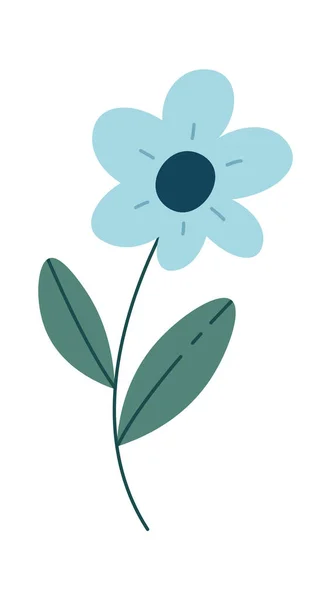 Ręcznie Rysowane Lato Element Dekoracyjny Kwiat Ilustracja Wektora — Wektor stockowy