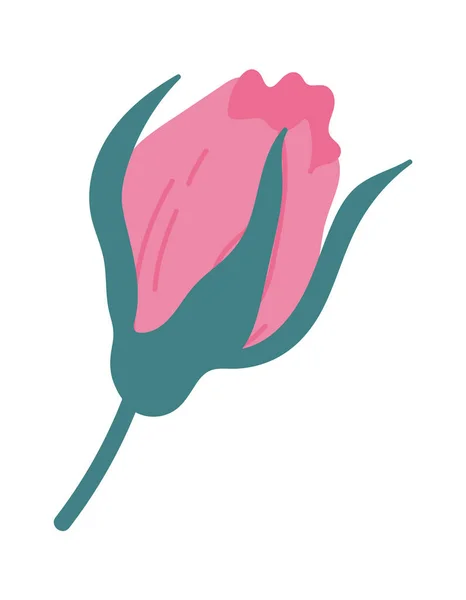 Rosebud Para Arranjo Flores Ilustração Vetorial —  Vetores de Stock
