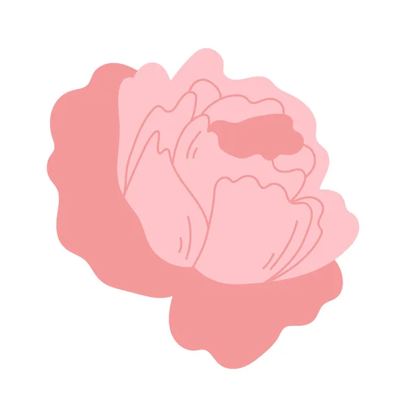 花束用の飾りバラ ベクターイラスト — ストックベクタ