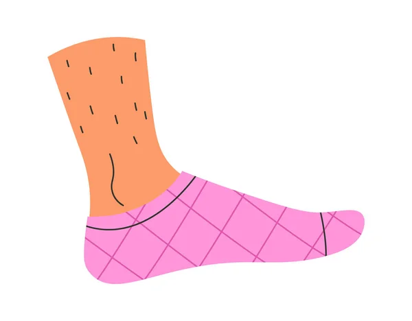 Ноги Шкарпетках Елемент Дизайну Векторні Ілюстрації — стоковий вектор