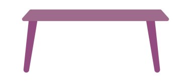 Laboratuvar ve ofis için masa mobilyası. Vektör illüstrasyonu