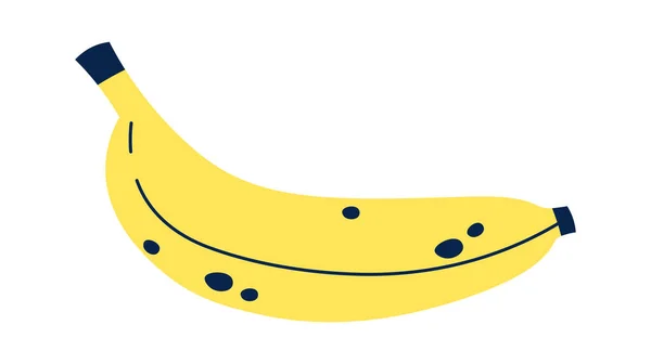 Fruits Frais Banane Tropicale Illustration Vectorielle — Image vectorielle