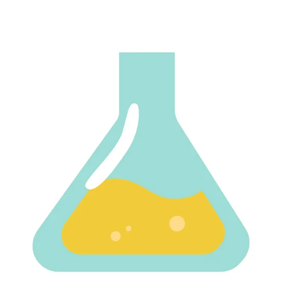 Tubo Ensayo Del Laboratorio Química Ilustración Vectorial — Vector de stock