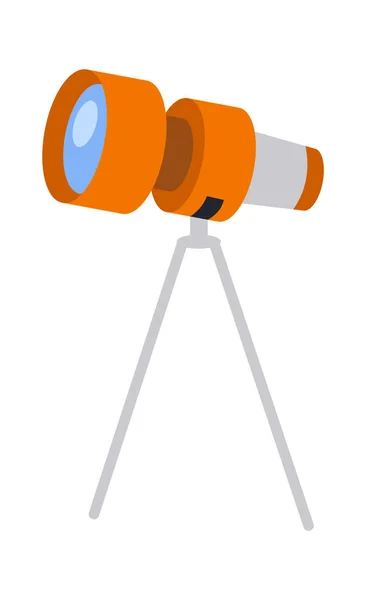 stock vector Telescope device for space explore. Vector illustration