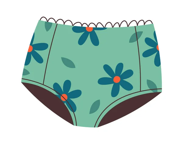 Plavky Kalhotky Spodní Prádlo Pro Plavání Vektorová Ilustrace — Stockový vektor