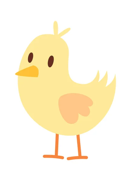 Милая Векторная Иллюстрация Цыпленка — стоковый вектор