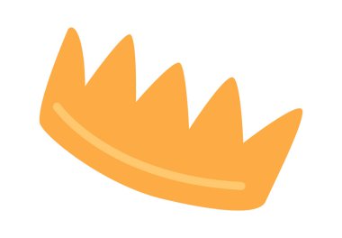 Düz taç Mücevher Vektörü İllüstrasyonu