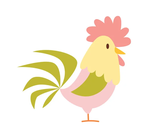 Einheimische Hahnenvogel Vektor Illustration — Stockvektor