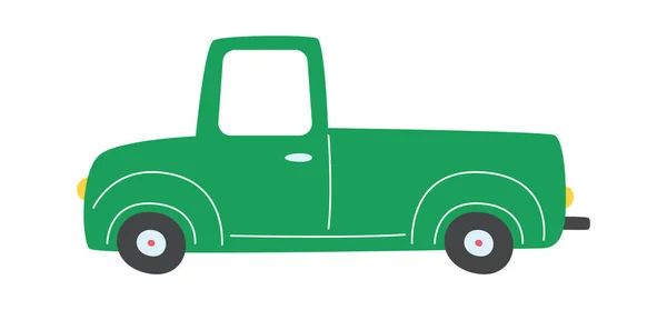 Camion Véhicule Routier Illustration Vectorielle — Image vectorielle