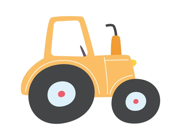 Illustration Vectorielle Tracteur Automobile — Image vectorielle