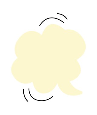 soyut konuşma balonu vektör çizim