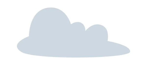 Mar Céu Nuvem Vector Ilustração —  Vetores de Stock