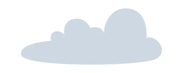 Nube Cielo Marino Vector Ilustración — Vector de stock