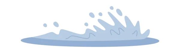 Ilustração Vetor Ilustração Respingo Água —  Vetores de Stock