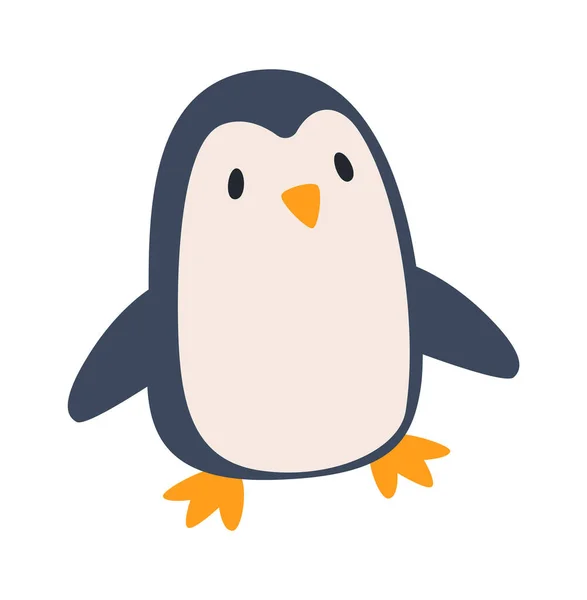 Baby Pinguin Vogel Vektor Illustration — Stockvektor