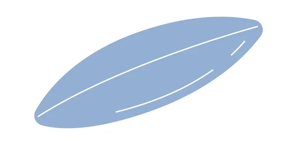 Illustration Vectorielle Équipement Planche Surf Bois — Image vectorielle