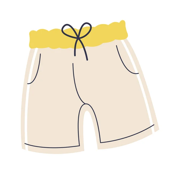 Badeanzug Shorts Kleidung Vektor Illustration — Stockvektor