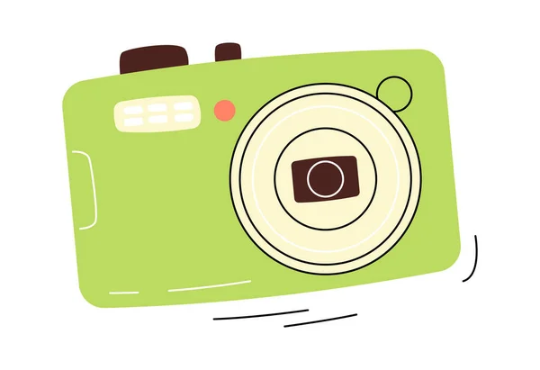 Dijital Kamera Görüntü Vektörü Illüstrasyonunu Yakalar — Stok Vektör