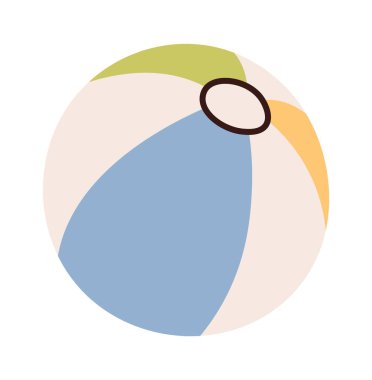 şişme top vektör çizim