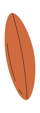 Sörf vektörü çizimi için tahta sörf tahtası