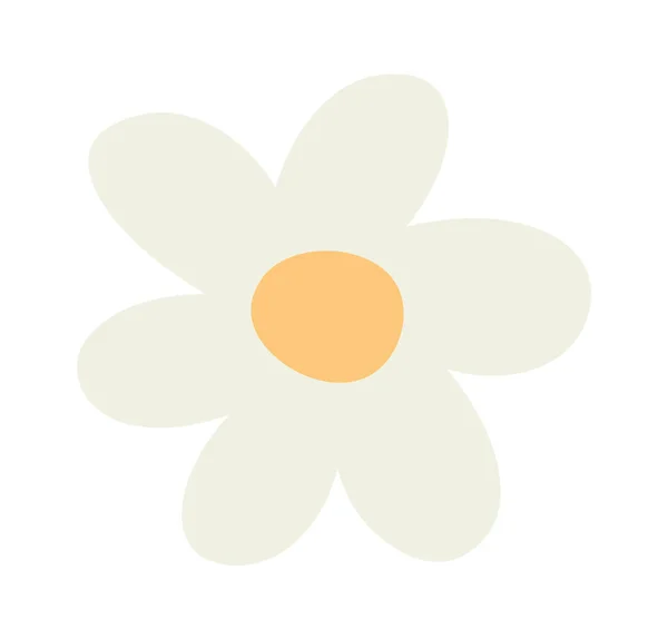 Illustration Vectorielle Tête Fleur Caniche — Image vectorielle