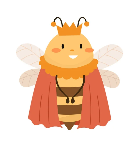 King Bee Mantle Vector Illustratie — Stockvector