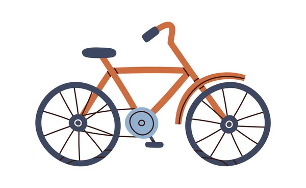 Bicycle Driving Vector Illustration — Stock Vector