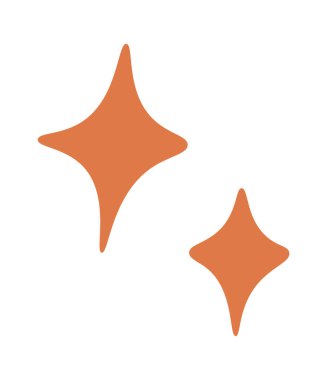 El Çizimi Yıldızlar Vektör İllüstrasyonu