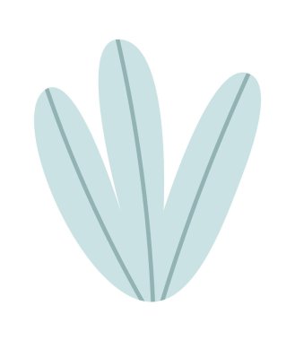 Tropikal bitki yaprağı taşıyıcı illüstrasyonu