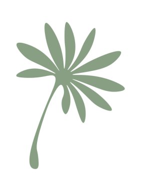 El çizimi Palmiye Ağacı Vektörü İllüstrasyonu