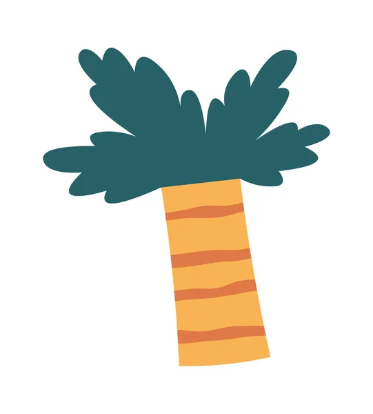 Ręcznie Rysowana Ilustracja Wektora Drzewa Palmowego — Wektor stockowy