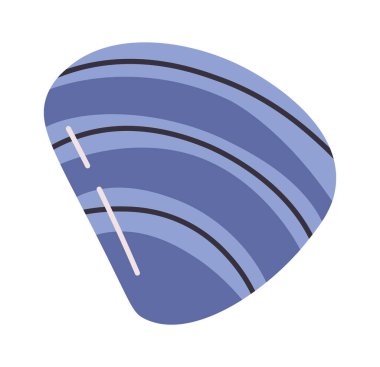 Deniz Kabuğu İstiridye Vektörü İllüstrasyonu