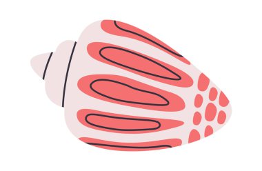 Deniz Kabuğu İstiridye Vektörü İllüstrasyonu