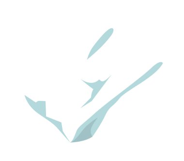 Plastik ambalaj çantası Vektör İllüstrasyonu