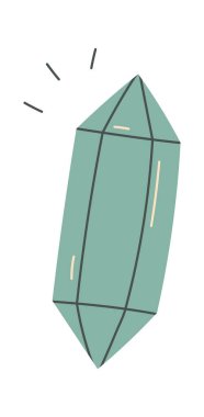 Parlak elmas mücevher taşıyıcı illüstrasyonu