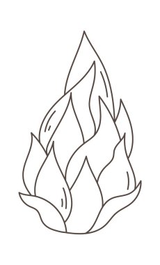 Yosun Bitkisi Sıralı Vektör İllüstrasyonu