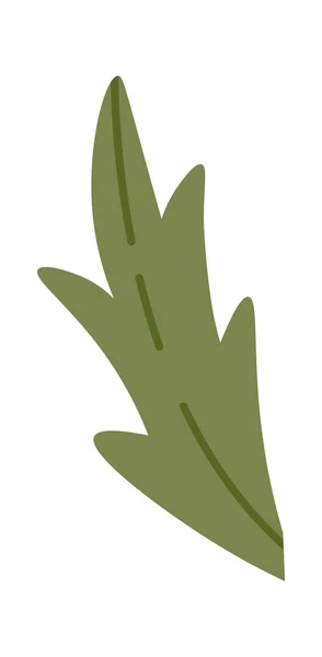 Floral Leaf Icon Vector Illustration — Stockvektor
