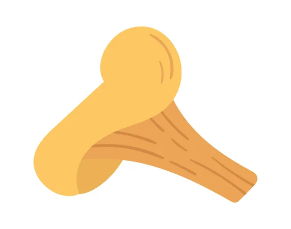 Chanterelle Mushroom Icon Vector — стоковый вектор