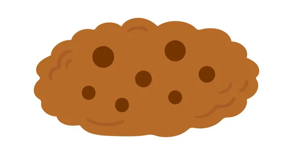 チョコレートベクトルイラストクッキー — ストックベクタ
