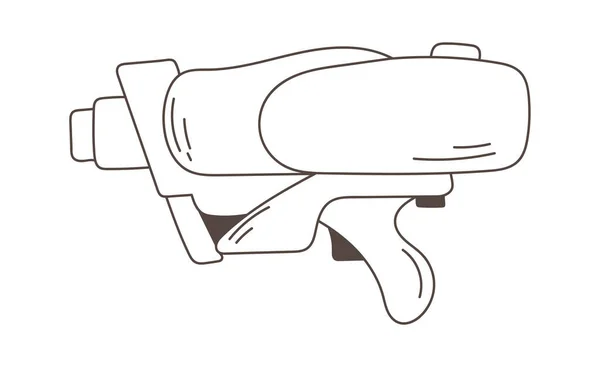 Illustration Vectorielle Jouet Pistolet Eau — Image vectorielle