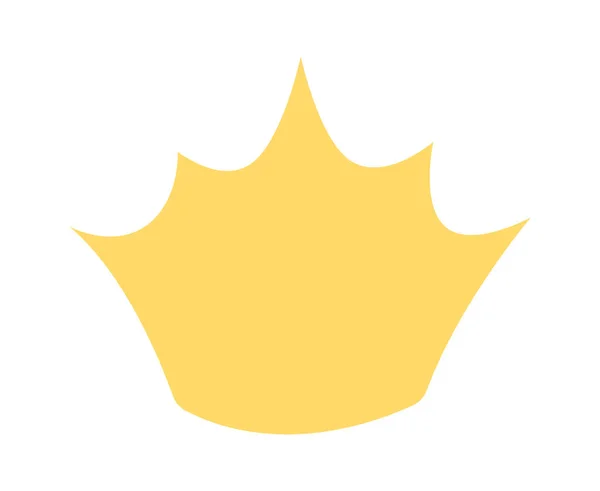 Reina Corona Icono Vector Ilustración — Vector de stock