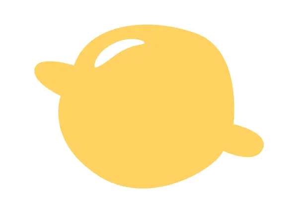 Lemon Fruit Icon Vector Illustration — Stock Vector