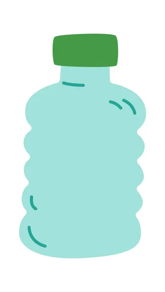 Ilustración Vectores Ambiente Botella Plástico — Vector de stock